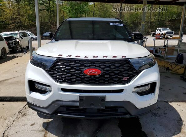1FM5K8GC2LGA11703 2020 FORD EXPLORER White Widok z przodu