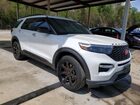 2020 Ford Explorer St White vin: 1FM5K8GC2LGA11703