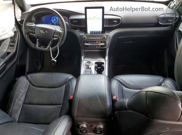 1FM5K8GC2LGA11703 2020 FORD EXPLORER White Widok deski rozdzielczej
