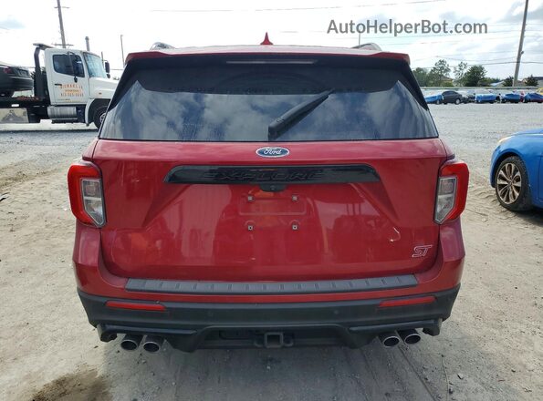 1FM5K8GC2LGA77314 2020 FORD EXPLORER Красный Вид сзади