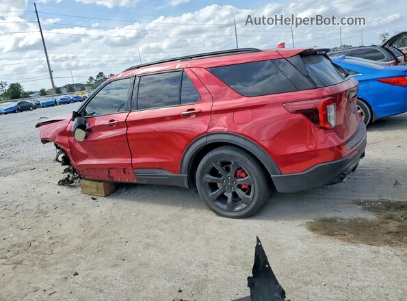 1FM5K8GC2LGA77314 2020 FORD EXPLORER Красный Задняя левая четверть