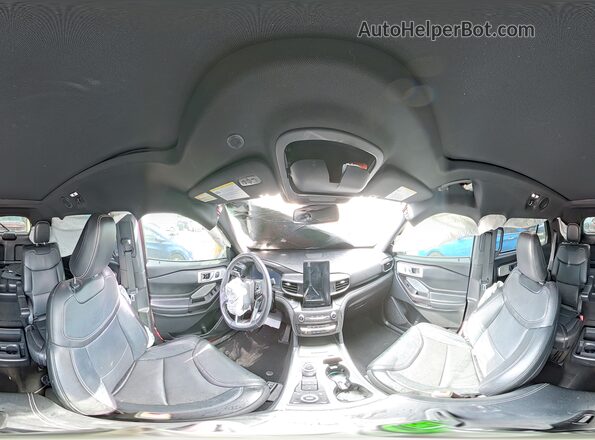 1FM5K8GC2LGA77314 2020 FORD EXPLORER Красный Панорамный вид салона 360°