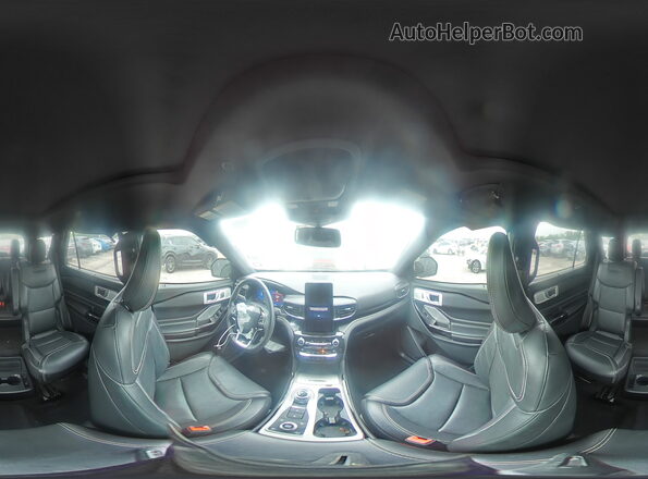 1FM5K8GC2MGB79097 2021 FORD EXPLORER Черный Панорамный вид салона 360°