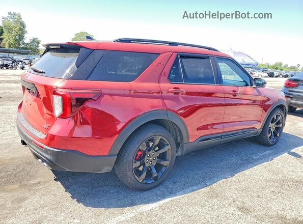 1FM5K8GC2PGA75536 2023 FORD EXPLORER Красный Задняя правая четверть