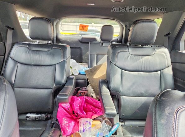 1FM5K8GC3MGA92194 2021 FORD EXPLORER Белый Вид задних сидений
