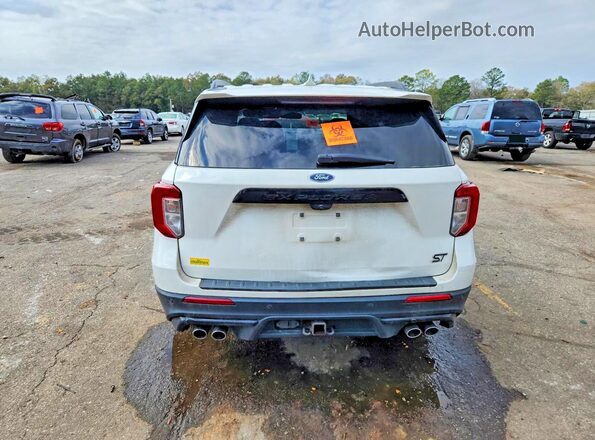 1FM5K8GC3MGA92194 2021 FORD EXPLORER Белый Вид сзади