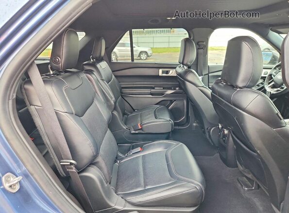 1FM5K8GC4LGA07488 2020 FORD EXPLORER Синий Вид задней части салона