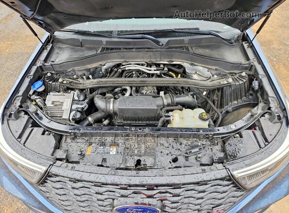 1FM5K8GC4LGA07488 2020 FORD EXPLORER Синий Вид подкапотного пространства