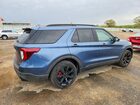 2020 Ford Explorer St Синий vin: 1FM5K8GC4LGA07488