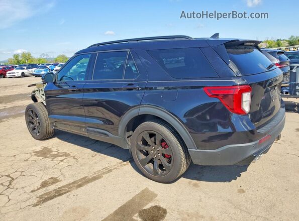 1FM5K8GC4MGA11056 2021 FORD EXPLORER Черный Задняя левая четверть