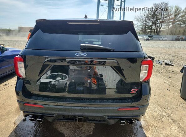 1FM5K8GC4MGC30387 2021 FORD EXPLORER Black Вид ззаду