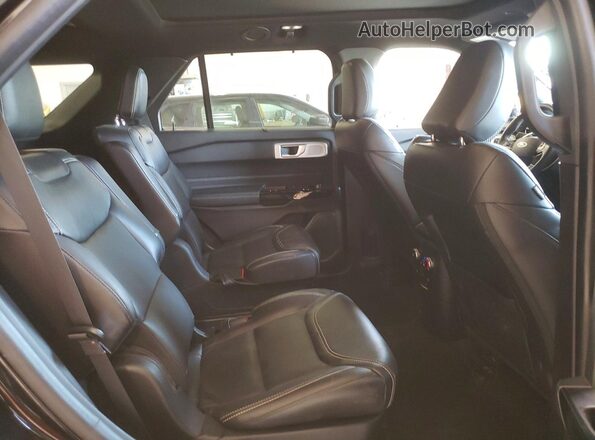 1FM5K8GC4NGB97764 2022 FORD EXPLORER Черный Вид задней части салона