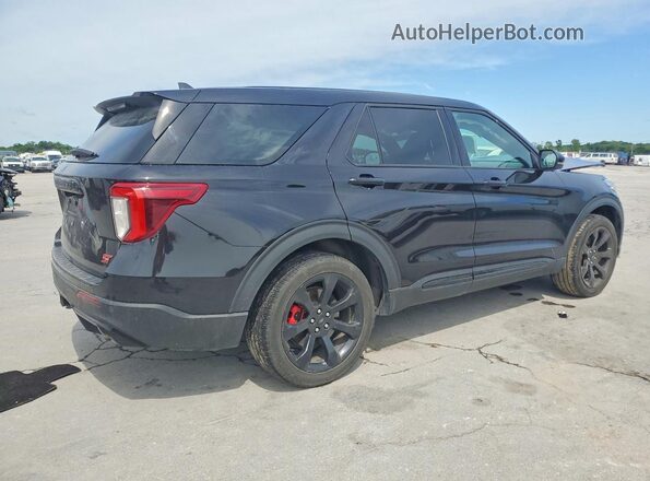 1FM5K8GC4NGC45747 2022 FORD EXPLORER Черный Задняя правая четверть