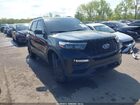 2020 Ford Explorer St Black vin: 1FM5K8GC5LGC77698
