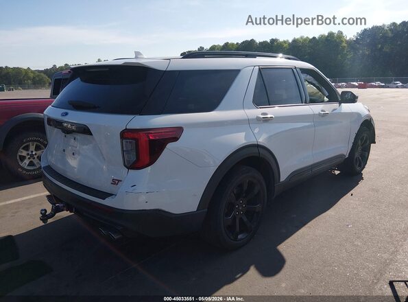 1FM5K8GC6LGA89496 2020 FORD FORD EXPLORER Белый Задняя правая четверть