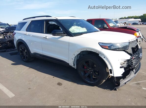 1FM5K8GC6LGA89496 2020 FORD FORD EXPLORER Белый Передняя правая четверть