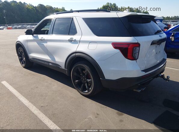 1FM5K8GC6LGA89496 2020 FORD FORD EXPLORER Белый Задняя левая четверть