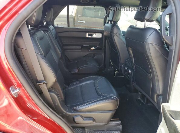 1FM5K8GC6MGA82601 2021 FORD EXPLORER Красный Вид задней части салона