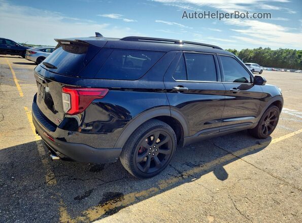 1FM5K8GC7LGC41687 2020 FORD EXPLORER Black უკანა მარჯვენა