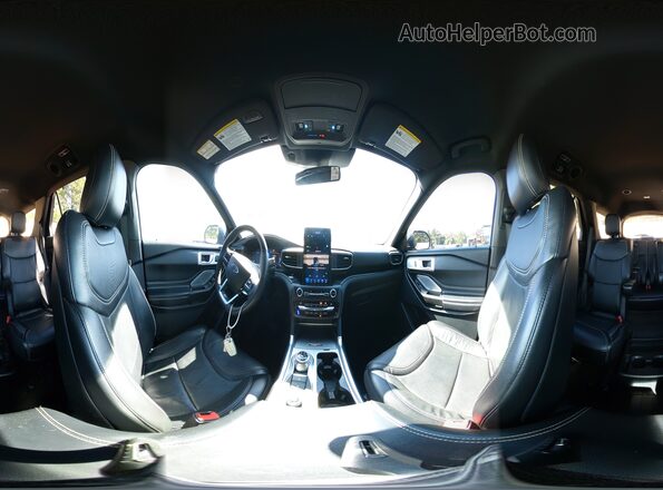 1FM5K8GC7LGC41687 2020 FORD EXPLORER Black VIN კოდის სტიკერის ხედი