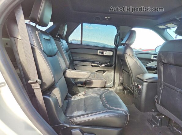 1FM5K8GC7PGA76181 2023 FORD EXPLORER Белый Вид задней части салона