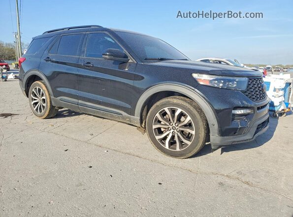 1FM5K8GC8LGA10846 2020 FORD EXPLORER Черный Передняя правая четверть