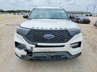 2020 Ford Explorer St White vin: 1FM5K8GC8LGD15618