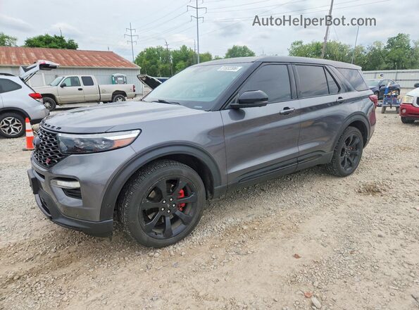 1FM5K8GC8MGA59241 2021 FORD EXPLORER Угольный Передняя левая четверть