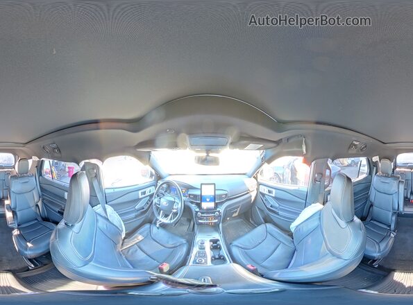 1FM5K8GC8NGA98302 2022 FORD EXPLORER Серебряный Панорамный вид салона 360°