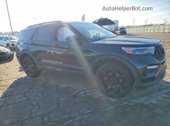 1FM5K8GC8RGA20530 2024 FORD EXPLORER Черный Передняя правая четверть