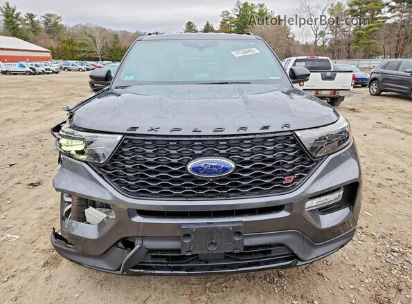 1FM5K8GC9LGA45900 2020 FORD EXPLORER Gray Widok z przodu