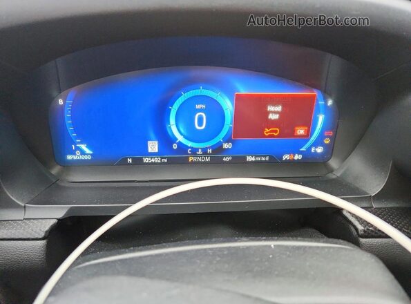 1FM5K8GC9LGA45900 2020 FORD EXPLORER Gray Widok zestawu wskaźników