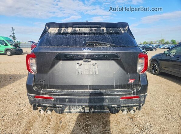 1FM5K8GC9LGA50224 2020 FORD EXPLORER Угольный Вид сзади