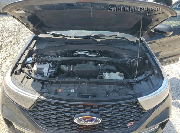 1FM5K8GCXMGA02118 2021 FORD EXPLORER Черный Вид подкапотного пространства