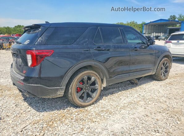 1FM5K8GCXMGA02118 2021 FORD EXPLORER Черный Задняя правая четверть