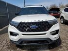 2022 Ford Explorer St White vin: 1FM5K8GCXNGC38821