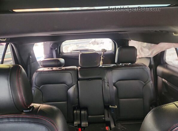 1FM5K8GT0JGC30267 2018 FORD EXPLORER Черный Вид задних сидений