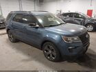 2018 Ford Explorer Sport Blue vin: 1FM5K8GT1JGA75342
