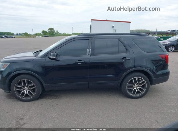 1FM5K8GT2GGA76105 2016 FORD EXPLORER Черный Панорамный вид салона 360°