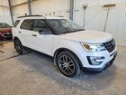 2016 Ford Explorer Sport White vin: 1FM5K8GT2GGC32658