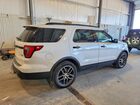 2016 Ford Explorer Sport White vin: 1FM5K8GT2GGC32658