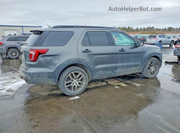1FM5K8GT2JGA98497 2018 FORD FORD EXPLORER Серый Задняя правая четверть