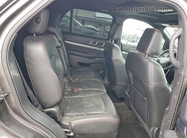 1FM5K8GT2JGA98497 2018 FORD FORD EXPLORER Серый Вид задних сидений