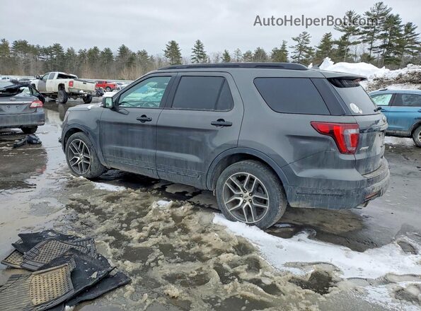 1FM5K8GT2JGA98497 2018 FORD FORD EXPLORER Серый Задняя левая четверть