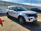2019 Ford Explorer Sport Silver vin: 1FM5K8GT3KGA77059