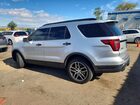 2019 Ford Explorer Sport Silver vin: 1FM5K8GT3KGA77059