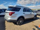 2019 Ford Explorer Sport Silver vin: 1FM5K8GT3KGA77059
