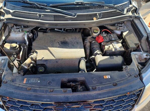 1FM5K8GT3KGA77059 2019 FORD EXPLORER Silver Widok komory silnika