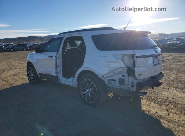 1FM5K8GT4JGA04023 2018 FORD EXPLORER Белый Задняя левая четверть