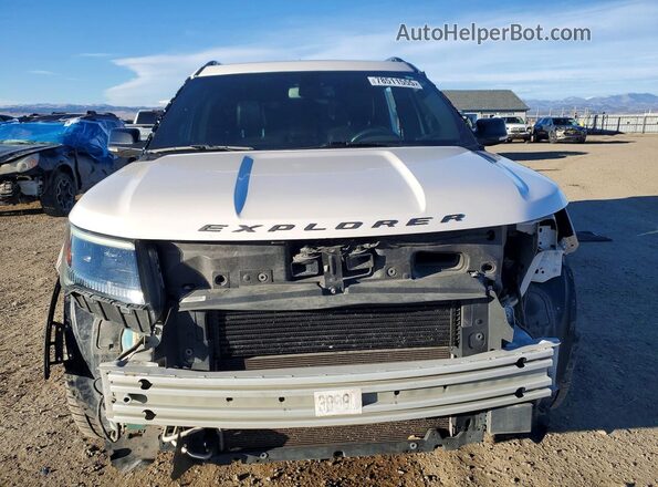 1FM5K8GT4JGA04023 2018 FORD EXPLORER Белый Вид спереди